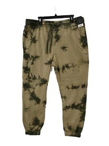 No BoundariesTie Dye Sweatpants Men’s L 36-38 Green Streetwear Pants Jogger - Picture 1 of 15
