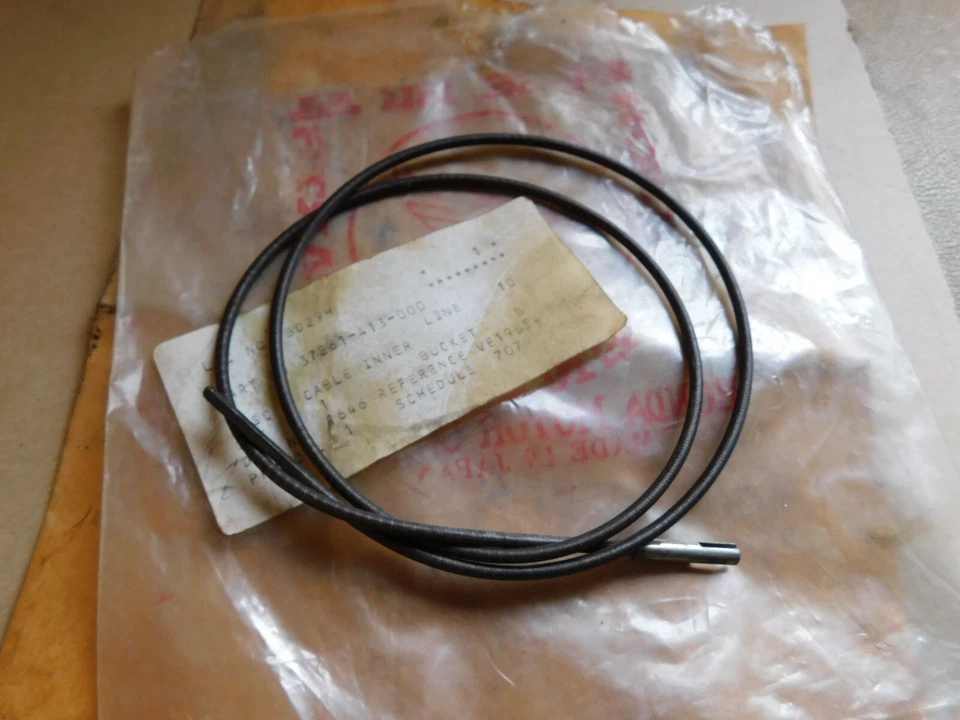 Nuevo de Lote Antiguo Cable Speedo Interior Honda 1982-1986 CB450SC Nighthawk y 78 79 CB400TII Hawk Foto 1 de 1