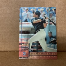 1998 Leaf Rookies and Stars Longevity #34 Derek Jeter /50