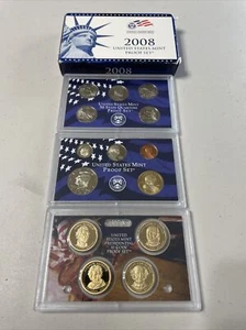 2008 S Proof Set U.S. Mint Original Government Packaging (no COA) Free Shipping - Picture 1 of 8