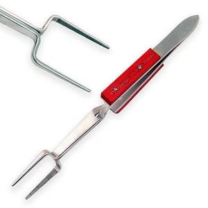 Pinzas cuadradas de soldadura autobloqueo acción cruzada dentadas herramientas joyeros - Imagen 1 de 1