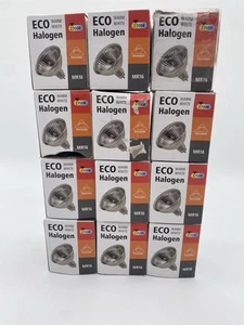 ECO Halogen MR16 12V 50W 2700k Twelve Dimmable Bulbs Warm White 12 Pack New - Picture 1 of 13