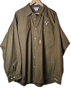 Columbia Shirt Mens XL Button Down L/ S Cotton Outdoor Hiking  Hunting Shooting  - Picture 1 of 5
