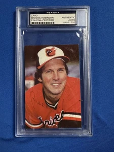 Brooks Robinson Autographed Postcard Photo PSA SLAB Baltimore Orioles Baseball - Picture 1 of 1