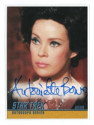 Star Trek Original Series Season 1 Autograph Auto A35 Antoinette Bower as Sylvia - Image 1 of 4