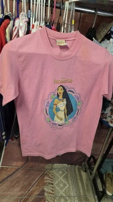 Youth girls size 16 Vintage Disney's Pocahontas pink shirt - Image 1 of 4