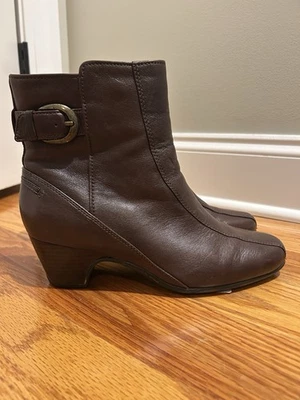 Botines de cuero marrón Clarks Artisan 84951 para mujer - talla 8,5 M Foto 1 de 4