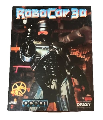 "RoboCop 3D (Amiga 500.1000.2000.3000) 1992 Ocean - 3 discos/manual y caja de 3,5"" RARO" Foto 1 de 4