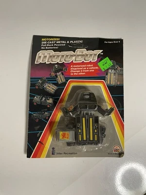 Vintage NOS Moto-Bot Pull Back New Unopened 1984 NIP HTF #29583 Intex Recreation - Image 1 of 2
