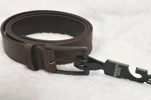 Allen Edmonds Cheyenne Brown Leather Belt Size 42 Made in USA 1124724 NWT $135 - Picture 1 of 5
