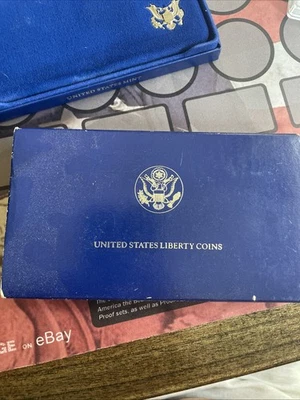 1886-1986 United States Liberty Proof Commemorative Coin Set - Image 1 of 3