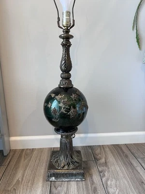 Carl Falkenstein Ornate Mid Century Hollywood Regency Golden Age Lamp - Image 1 of 4