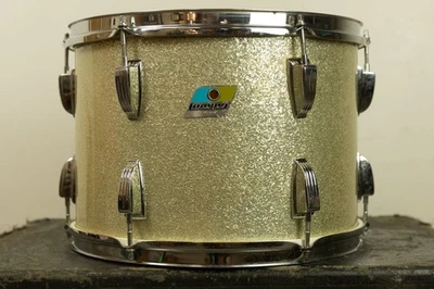 1970s Ludwig 10x14 Silver Sparkle Tom - Image 1 of 4