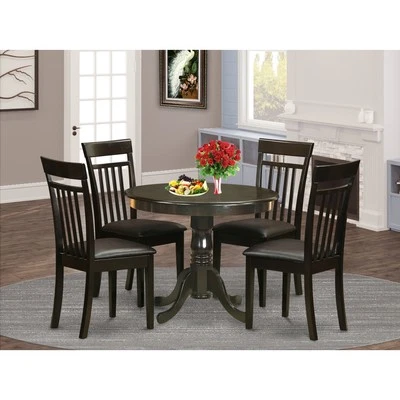 Kitchen Table Set-Kitchen Table And Dining Chairs - Image 1 of 4