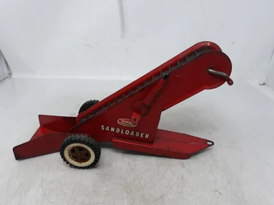 Cargador de arena rojo Tonka vintage - juguete de acero prensado, coleccionable años 50-60 Foto 1 de 4