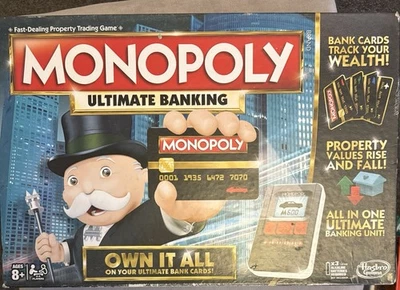 Monopoly Ultimate Banking Electronic Board Game Hasbro 2015 100% Complete - Image 1 of 4