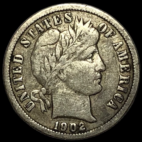 1902 O Barber Dime   #E9401 Cover