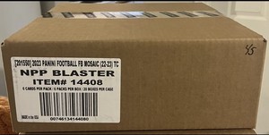 Panini 2023 Mosaic Football Trading Card Blaster Box Sealed Case (20 Boxes)
