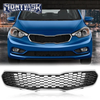 Fit For 2014-2016 Kia Forte Front Bumper Upper Grille Grill 86350A7500 - Image 1 of 4
