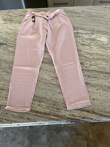 Pantalone vestito donna rosa vita regolabile taglia L rosa nuovo con etichette - Foto 1 di 12