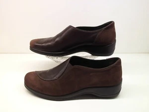 STONEFLY Womens Charleston Brown Leather Nubuck Loafer Shoe US Size 8.5 PreOwned - Picture 1 of 11