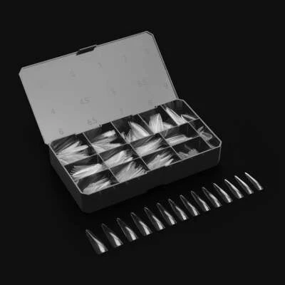 Apres Nail Gel-X Sculpted Stiletto Extra Extra Long XXL Box of Tips | 420 Tips - Image 1 of 4