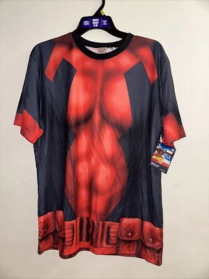 Marvel Deadpool Men Novelty Athletic Costume Shirt (Size: Small/Medium) NWT - Image 1 of 3