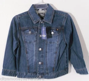 NWT Lucky Brand Venice Youth Boys Denim Jean Jacket 5 Medium Wash MSRP$57 - Picture 1 of 2