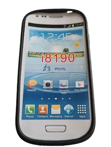 Samsung I8190 Galaxy S III mini black silicone case - Picture 1 of 2