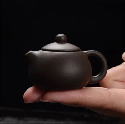 Mini tetera Yixing Zisha arcilla té mascota decoración del hogar en bandeja de té olla juegos de té Foto 1 de 4