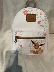 Loungefly Pokemon Eevee Spring Flowers Mini Backpack Bag Purse - Picture 1 of 4