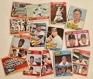 1965 Topps Baseball You Pick Singles Set Builder Commons & HOFers
