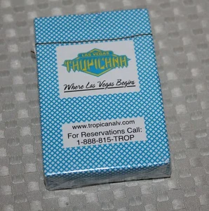 Tropicana Las Vegas Strip Deck of Playing Cards - Sealed - Picture 1 of 5