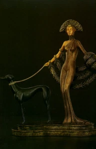 ERTE "ELEGANZ" 1980 | SIGNIERTE BRONZENSKULPTUR | ANGEBOT MACHEN - Bild 1 von 1