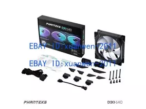 Phanteks D30-140 D30 140 DRGB PWM FAN 140CM Black Reversed ARGB/DRGB - Picture 1 of 8