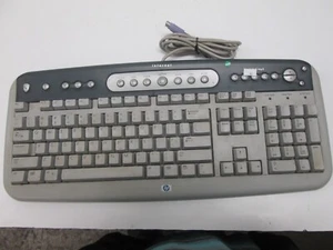 USED Gray HP Wired Keyboard 5185-1596 - Picture 1 of 4