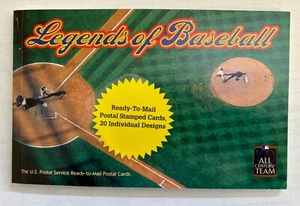 Scott #:UX337-56 Legends of Baseball Set of 20 Postal Cards in original wrapping - Picture 1 of 2