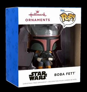 ๐ฅ Hallmark Funko Pop Star Wars "Boba Fett" Christmas Ornament Boba Fett NEW - Picture 1 of 10