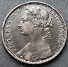 1877 Penny-one Penny Coin-1d Bronze - Queen Victoria
