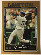  2005 Topps Updates & HighlightsGold Baseball Card #UH8 Matt Lawton 1922/2005