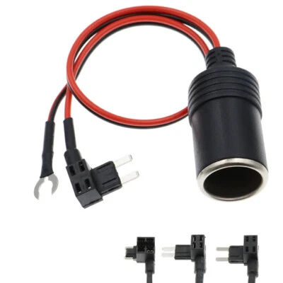 Power Connector Fuse for Storage Battery Adapter Plug Socket Cigarette Lighter - Image 1 of 4
