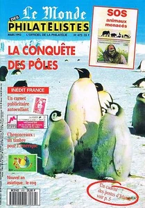 Le Monde Des Philatélistes N°472 mars 1993: La conquete des poles - Picture 1 of 1