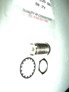 SO-239 UHF FEMALE CHASSIS Mount solder SO239 Panel Bulkhead DELTA Connector UHF - Picture 1 of 7