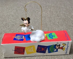Disney Minnie Mouse Ángel Cantando? Adorno de Navidad con Soporte Cerámica Oro Blanco - Imagen 1 de 14