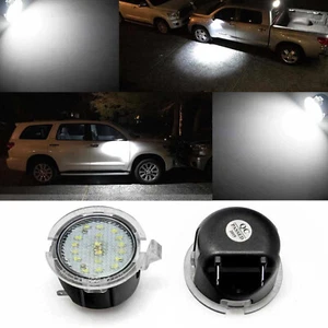 White 18-LED Side View Under Mirror Puddle Light for Toyota Tundra Sequoia 07-20 - Bild 1 von 10