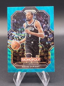 2022-23 Prizm Monopoly Kevin Durant # PS2 Teal Wave All-Stars Insert