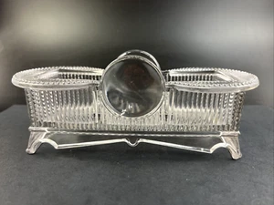 Antiker Ripley EAPG Glas WINDSOR Gießhalter Tablett um 1884 - Bild 1 von 12