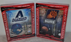 Phoenix Suns Arizona Diamondbacks Officially Licensed Quartz Wall Clocks - Picture 1 of 4