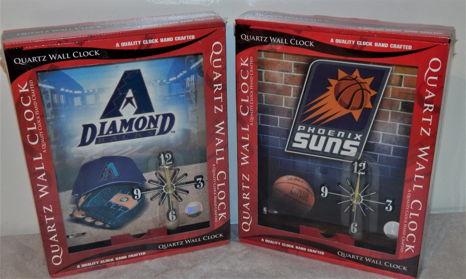 Phoenix Suns Arizona Diamondbacks Officially Licensed Quartz Wall Clocks - Image 1 of 4