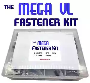 BRAND NEW MEGA FASTENER KIT for HOLDEN VL COMMODORE (SCREWS, CLIPS, BOLTS, WASH - Bild 1 von 10